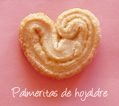 Palmeritas de hojaldre paso a paso